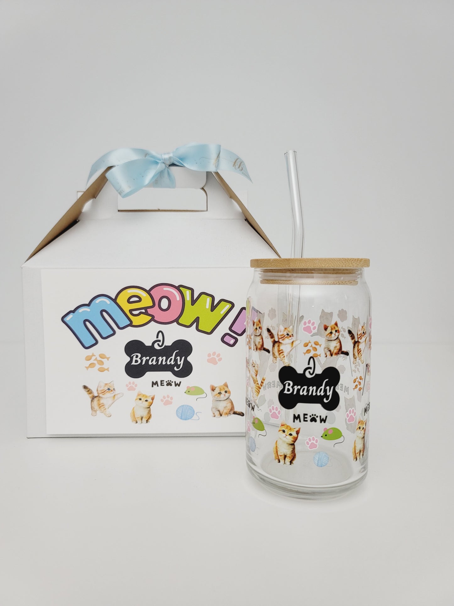 Custom Pet Glass Tumbler_ Dog