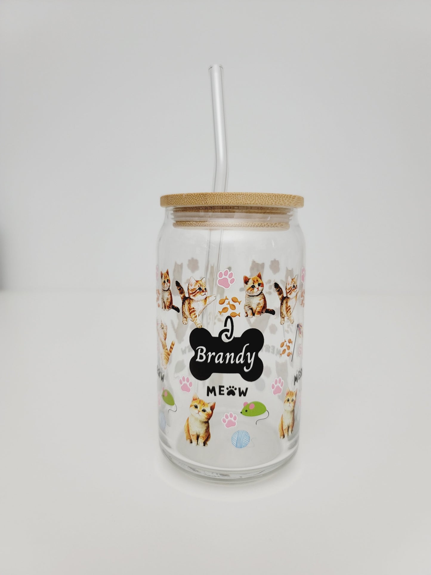 Custom Pet Glass Tumbler_ Dog