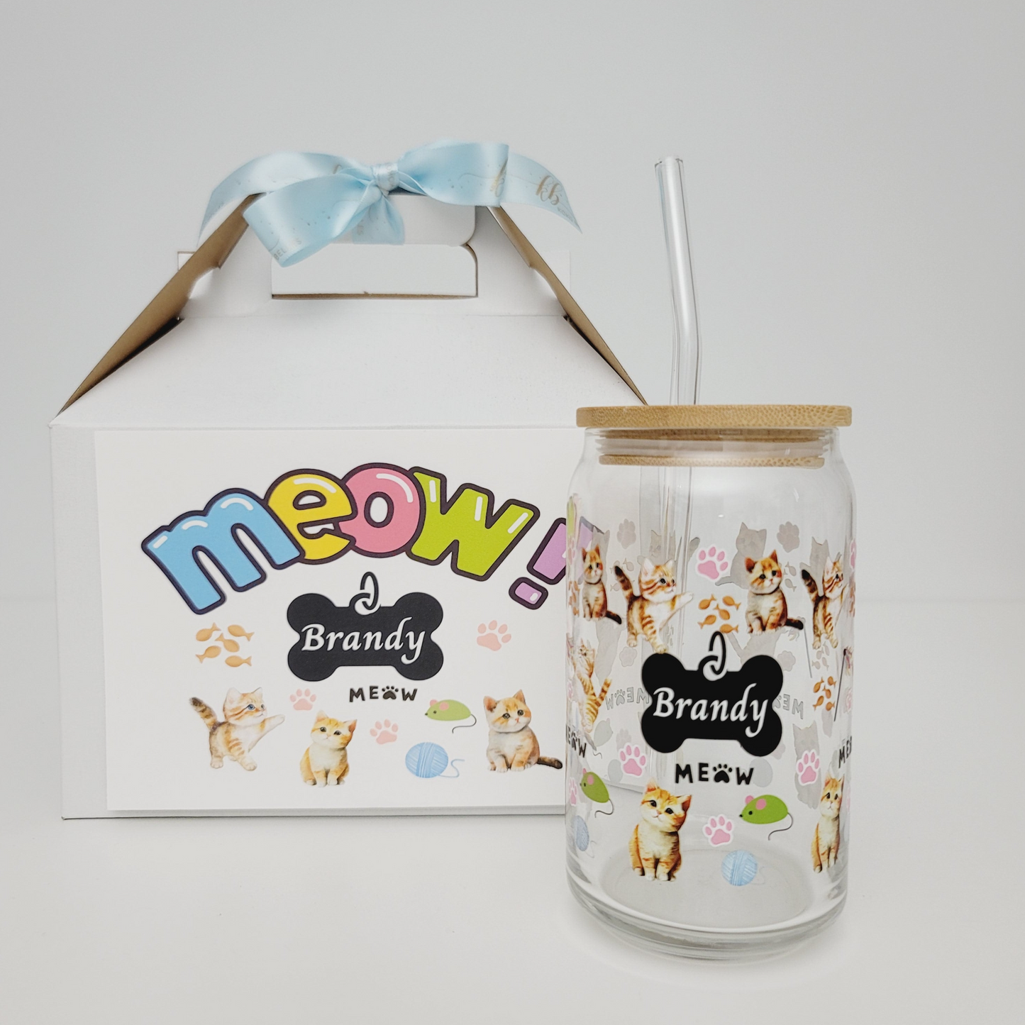 Custom Pet Glass Tumbler_ Dog