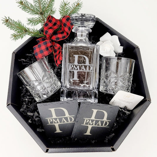 Whiskey Decanter Gift Set