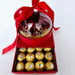 Round Globe Clear Top Eternal Roses / Chocolates Gift Box