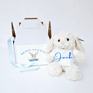 Easter Stuffed Bunny with Custom T Shirt