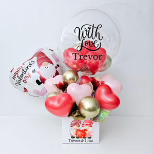 Happy Valentine's Day Balloon Bouquet