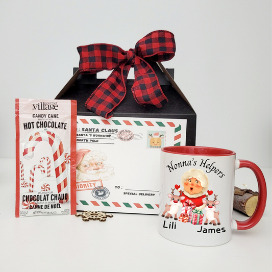 Christmas Grandma Mug with Grandkids Names