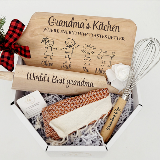 Personalized Cutting Board, Baking Gift, Rolling Pin, Customized Gift, Grandma, Gift for Grandma, Fresh Baked, Grandma&#39;s Kitchen, Nana, Nonna's Kitchen essentials